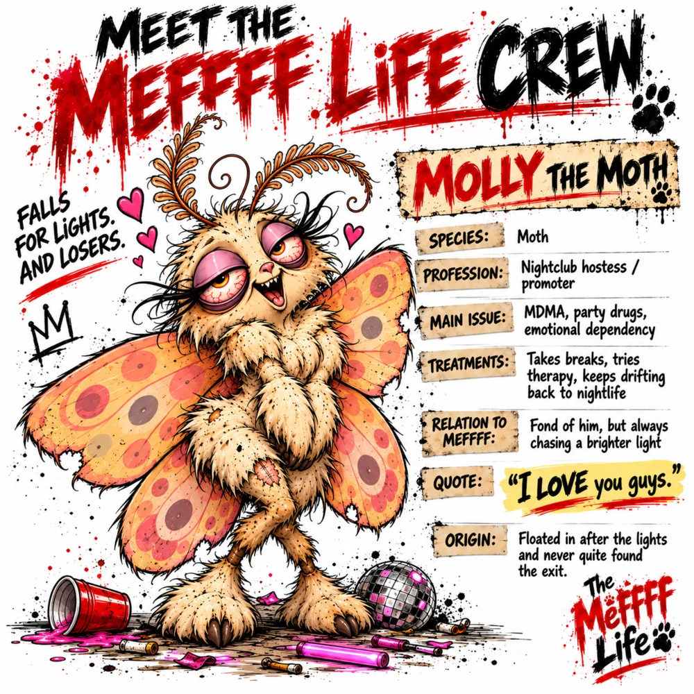 Meet Molly the Moth crew card